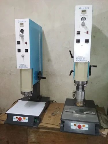 Ultrasonic plastic welding machine manufactured by Gajanan Engineers, Gandhinagar
